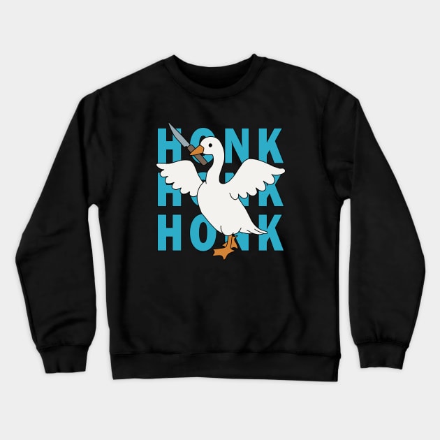 Honk Crewneck Sweatshirt by valentinahramov